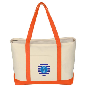 Large Starboard Cotton Canvas Tote Bag