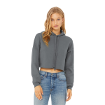 BELLA+CANVAS Women's Sponge Fleece Cropped Fleece Hoodie.