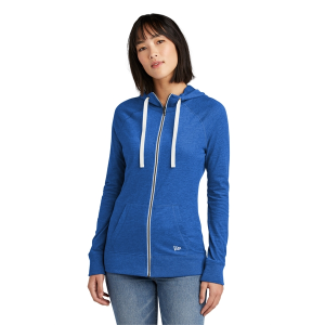 New Era Women's Sueded Cotton Blend Full-Zip Hoodie.