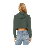 BELLA+CANVAS Women's Sponge Fleece Cropped Fleece Hoodie.