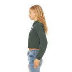 BELLA+CANVAS Women's Sponge Fleece Cropped Fleece Hoodie.